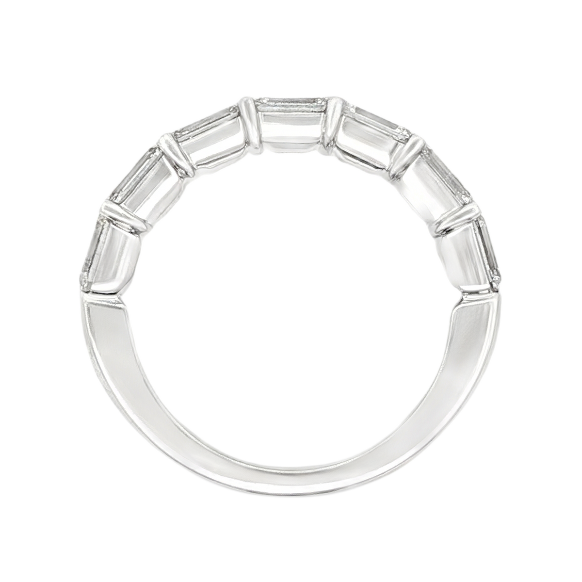 2.09ct Baguette Cut Diamond Wedding Ring — photo 3 of 3