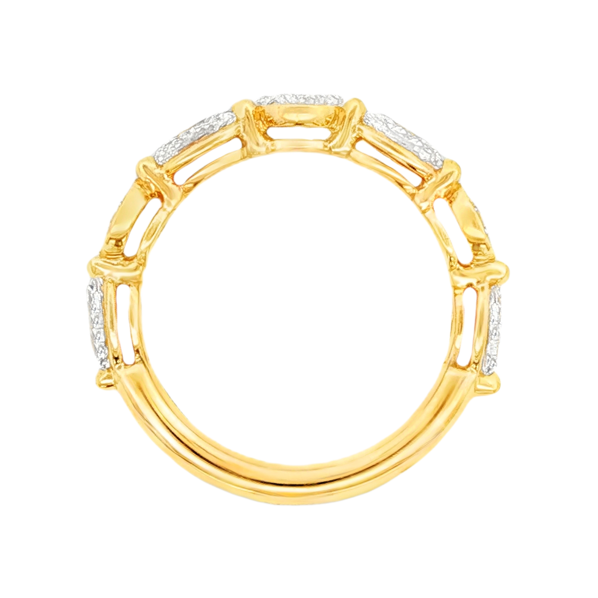 1.27ct Mixed Shape Diamond Wedding Ring — photo 3 of 3