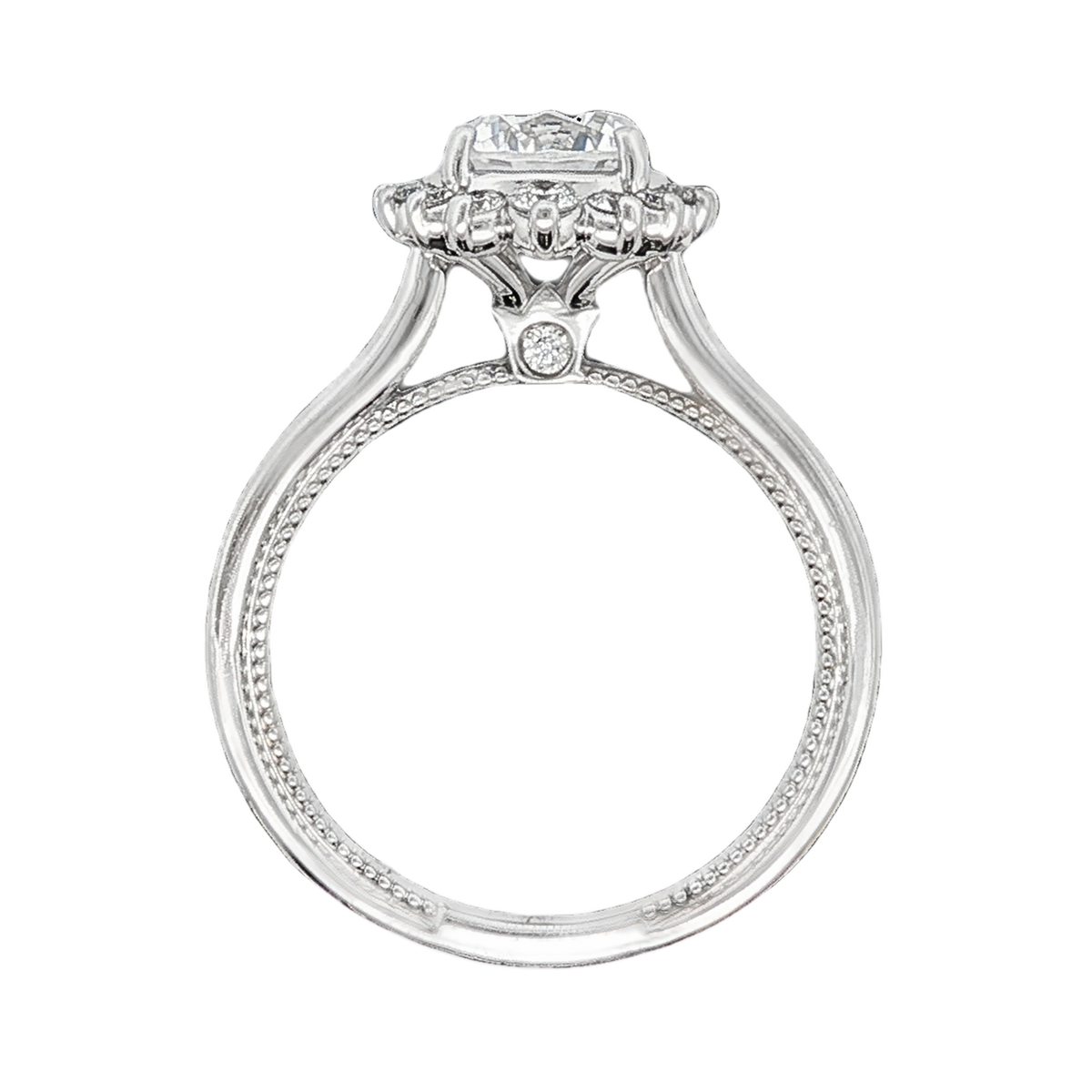Verragio Round Halo Diamond Engagement Ring — photo 3 of 3