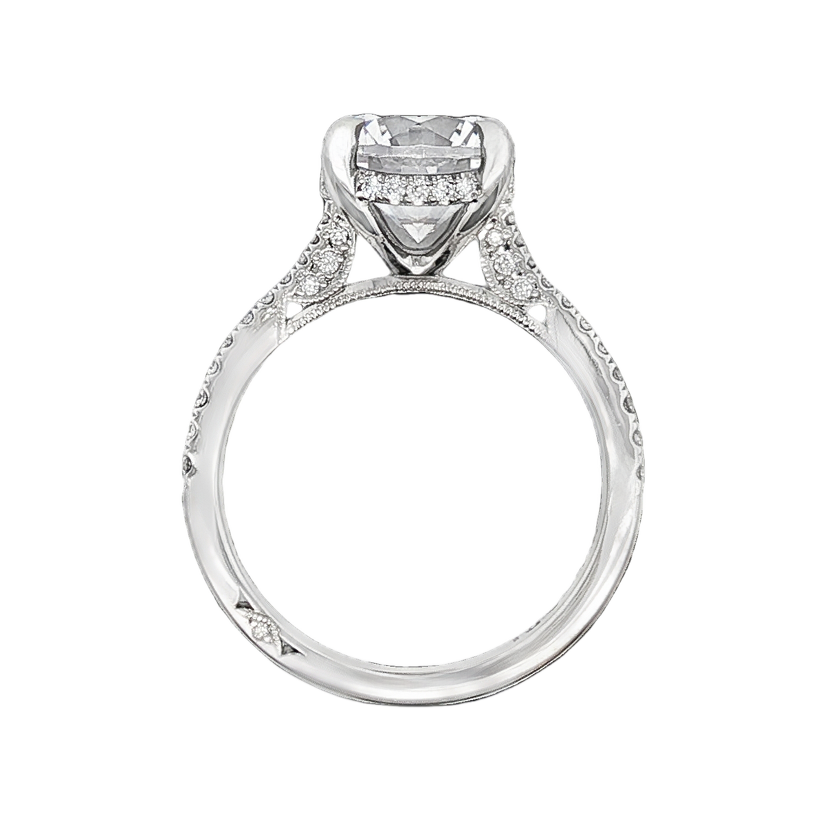 Tacori Round Diamond Pave Engagement Ring — photo 3 of 3