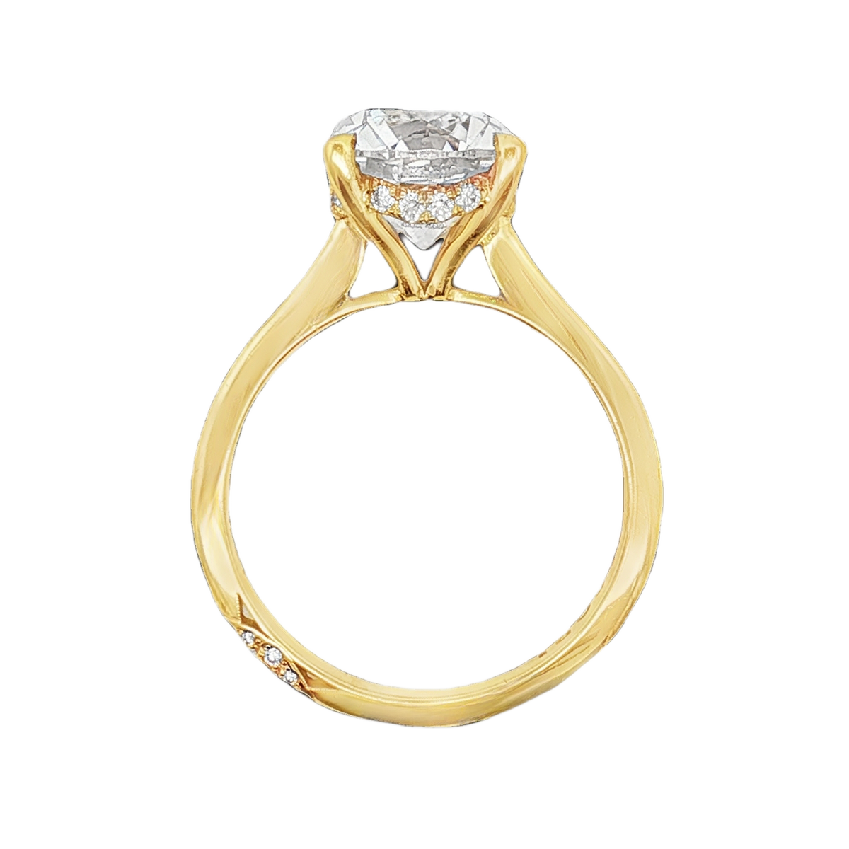 Tacori Round Solitaire Diamond Engagement Ring — photo 3 of 3