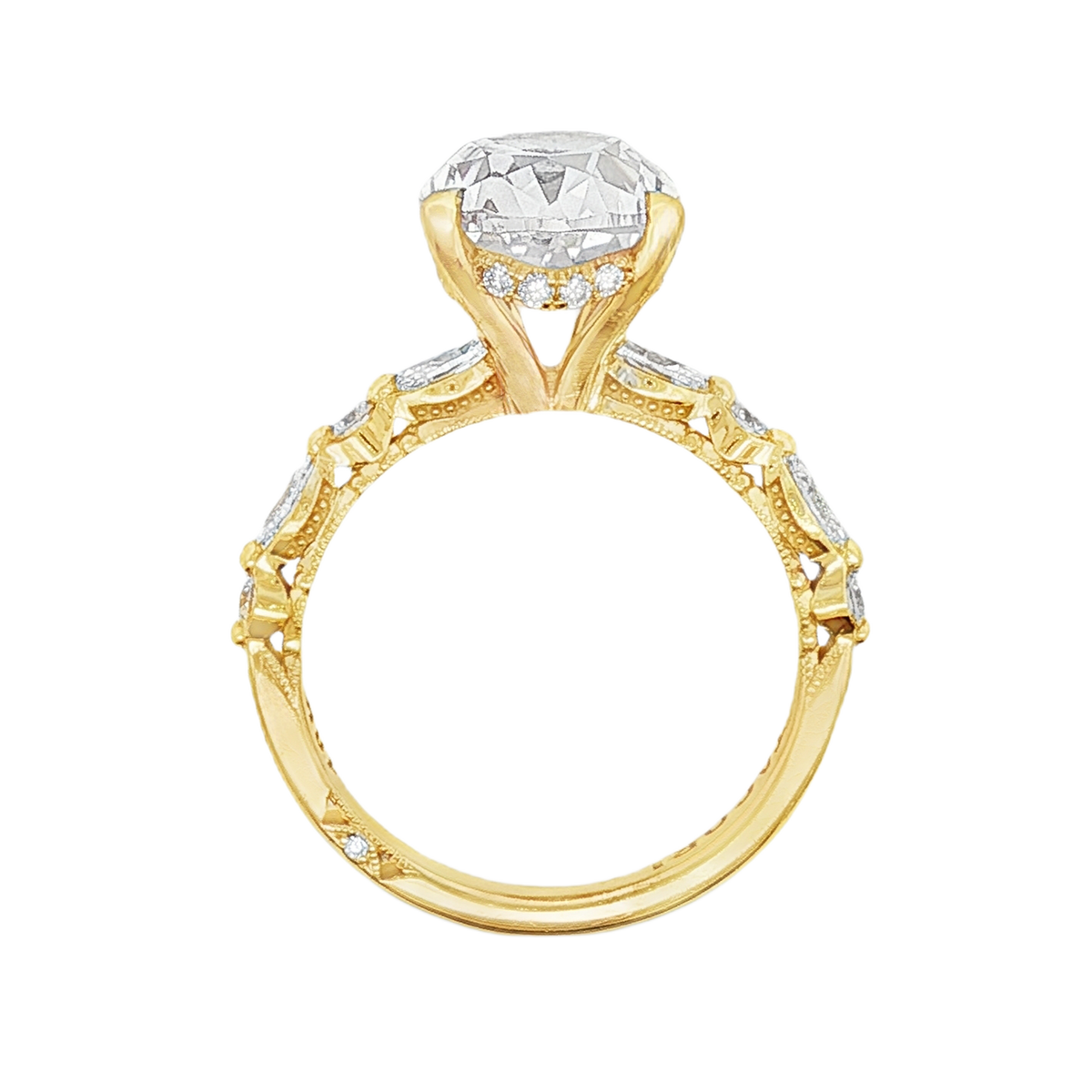 Tacori Oval Diamond Solitaire Engagement Ring — photo 3 of 3