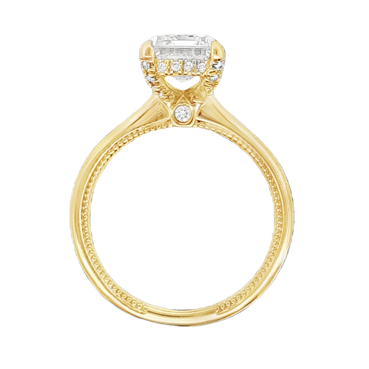 Verragio Emerald Solitaire Diamond Engagement Ring — photo 3 of 3