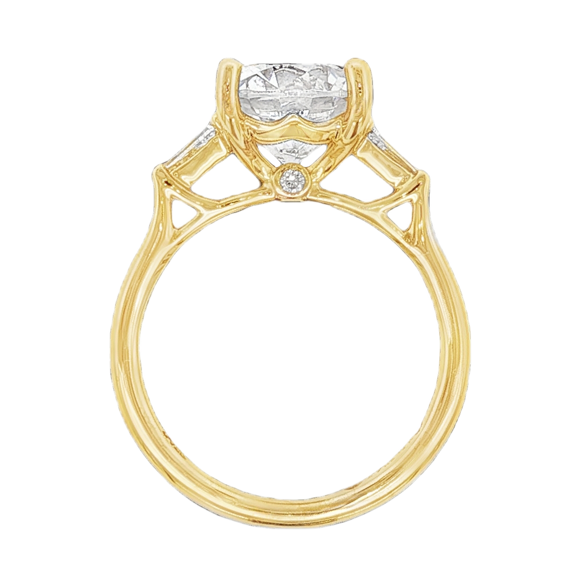 Fana Classic Three Stone Diamond Engagement Ring — photo 3 of 3