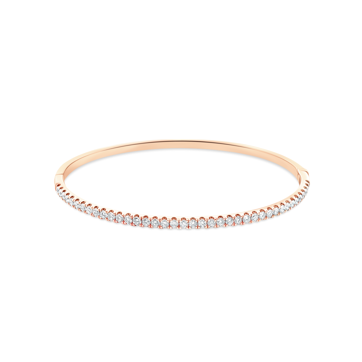 1.00ct 18k Gold Diamond Bangle — photo 4 of 4