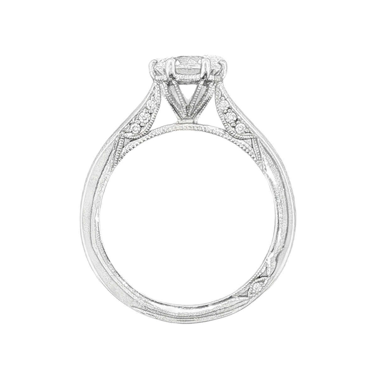 Tacori Round Solitaire Diamond Engagement Ring — photo 3 of 3