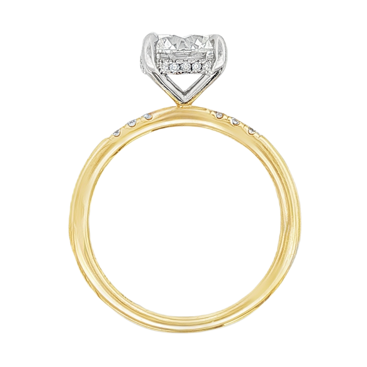 Martin Flyer Round Solitaire Diamond Engagement Ring — photo 3 of 3