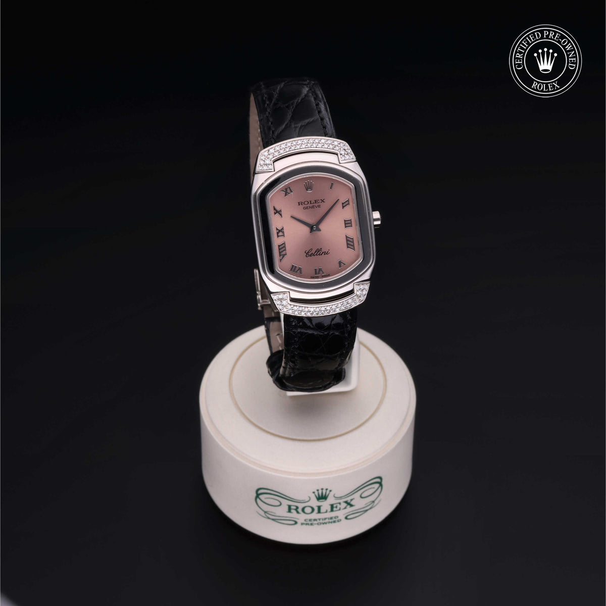 Rolex Certified Pre-Owned Cellini Cellissima M6692 in 18 ct white gold with pink dial, image 41 of 41
