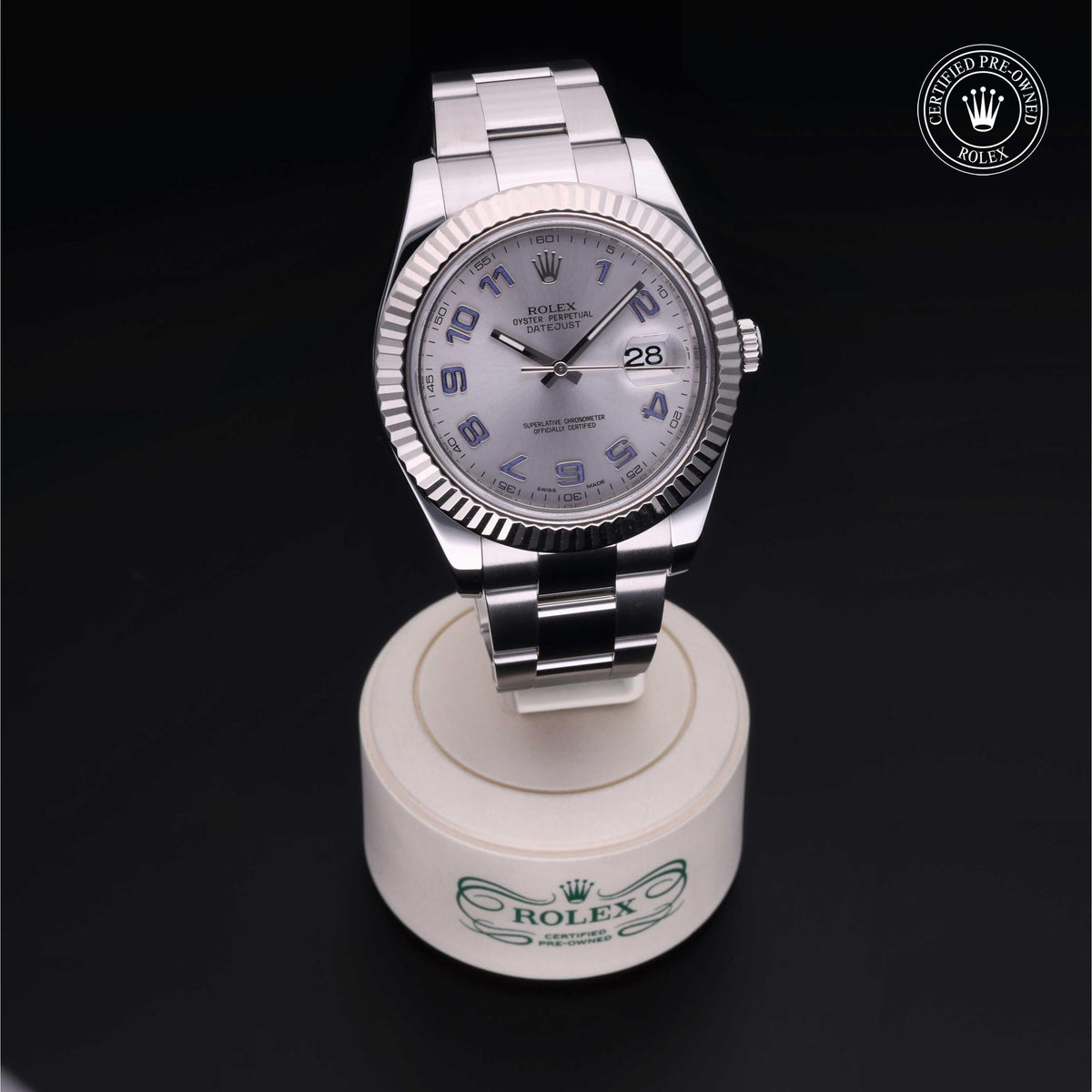 Rolex Certified Pre-Owned Datejust II M116334 in Oystersteel, image 41 of 41 at H.L. Gross & Bro. Jewelers