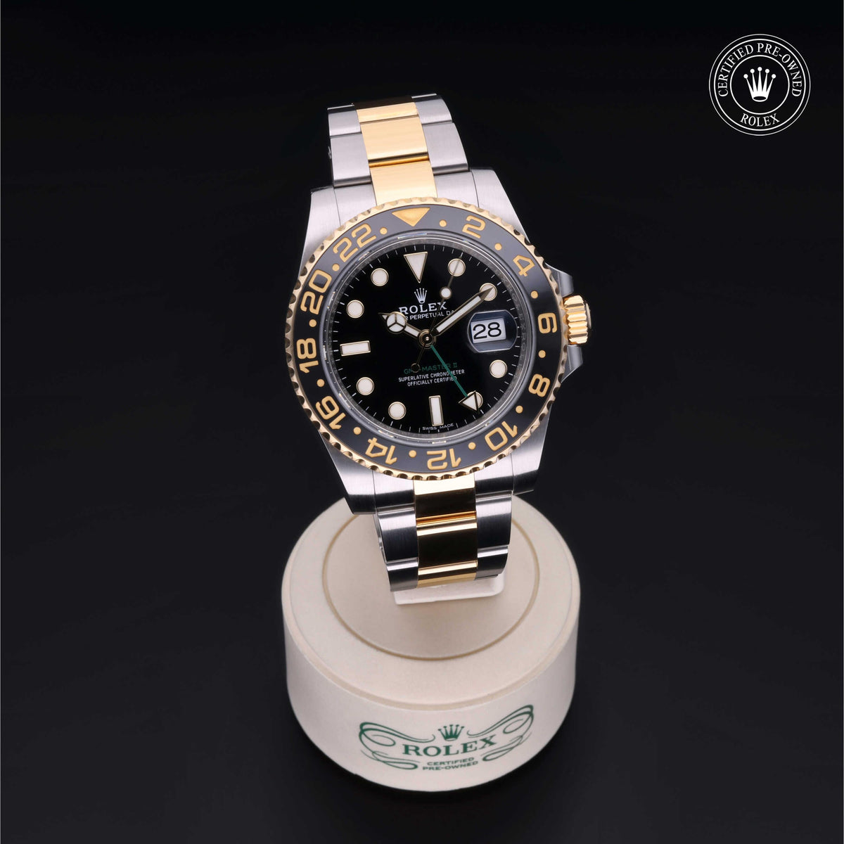 Rolex Certified Pre-Owned GMT-Master II M116713LN in Oystersteel and yellow gold with black dial, image 41 of 41