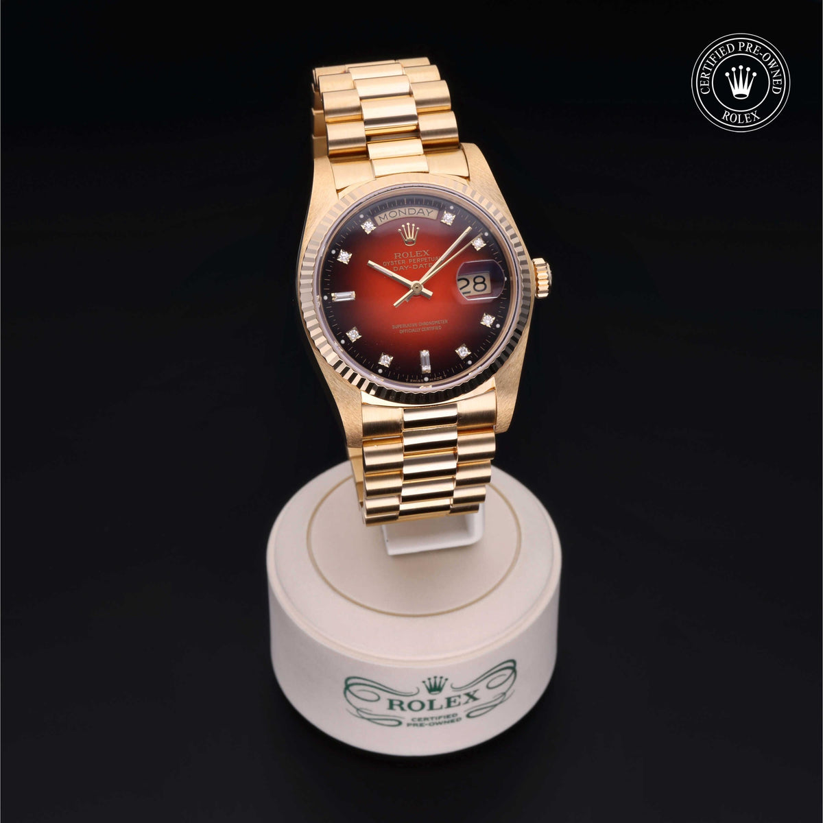 Rolex Certified Pre-Owned Day-Date 36 18038 in 18 ct yellow gold, image 41 of 41