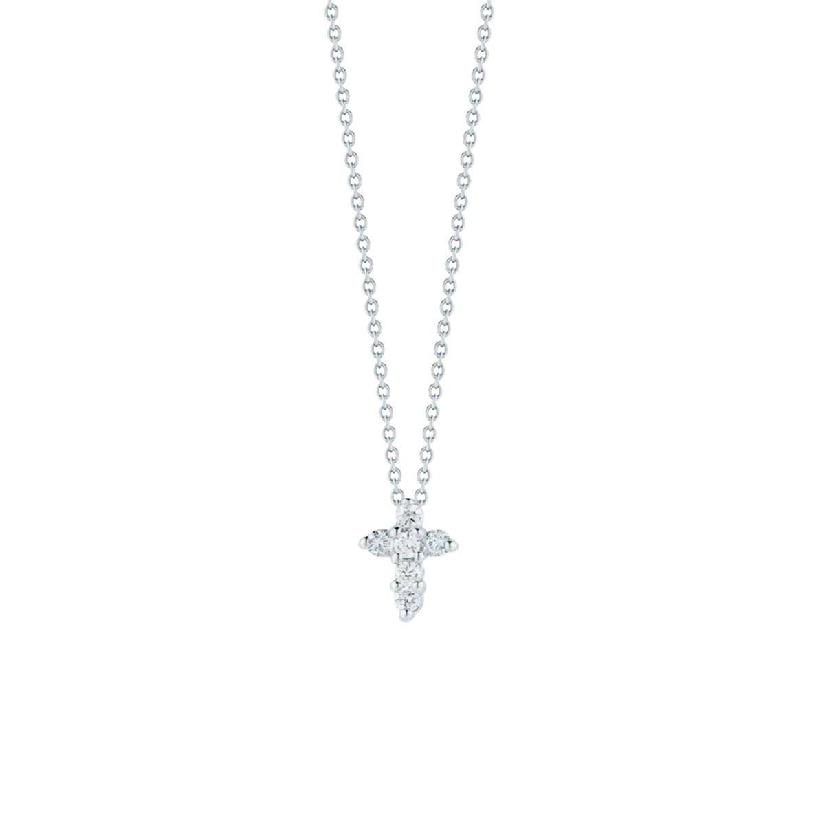 Roberto Coin 18K Gold Diamond Baby Cross Necklace — photo 1 of 3