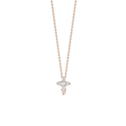 Roberto Coin 18K Gold Diamond Baby Cross Necklace — photo 3 of 3
