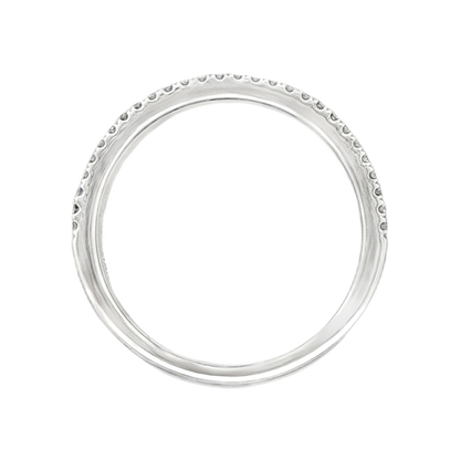 .45ct Round Cut Pave Diamond Wedding Ring — photo 3 of 3
