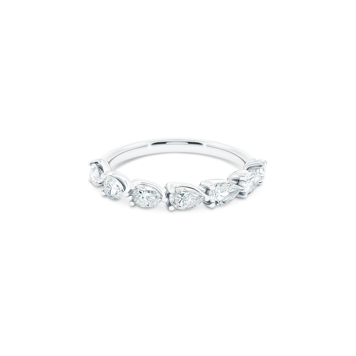 .92ct Pear Shaped Diamond Wedding Ring — photo 1 of 3