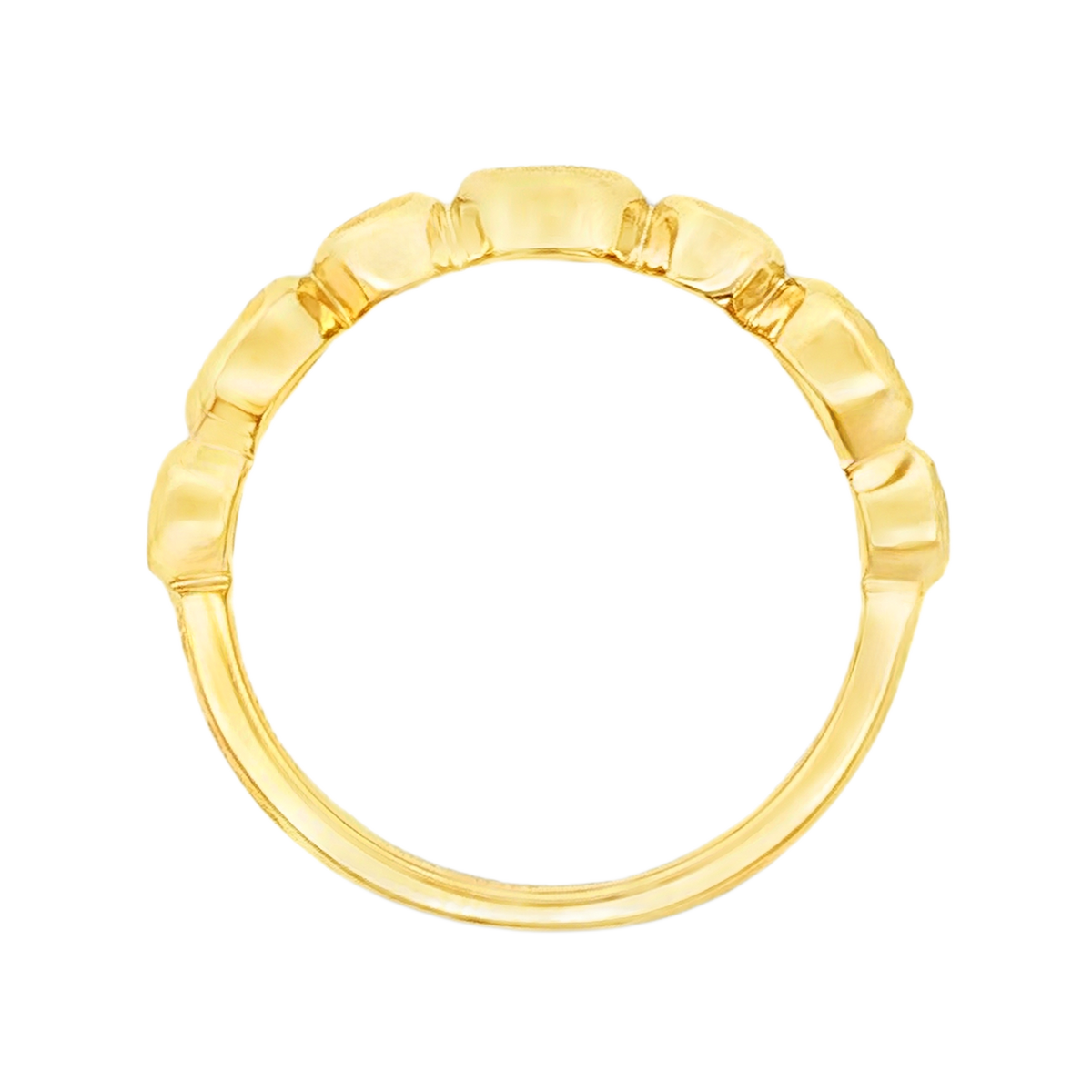 .63ct Bezel Set Round Cut Diamond Wedding Ring — photo 3 of 3