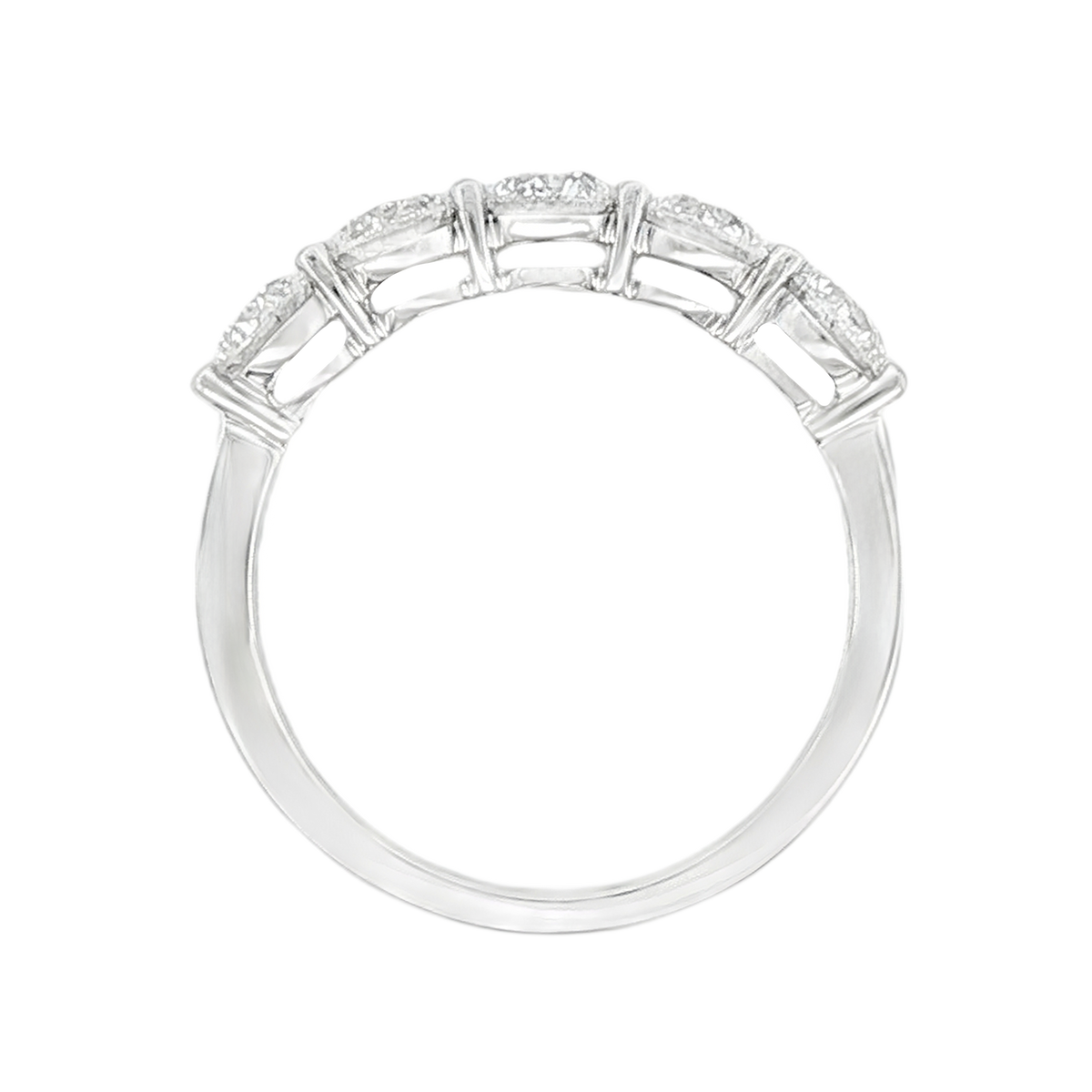 1.51ct Round Cut Diamond Wedding Ring — photo 3 of 3