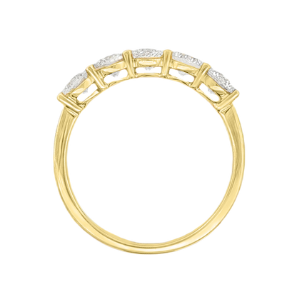 1.11ct Round Cut Diamond Wedding Ring — photo 3 of 3
