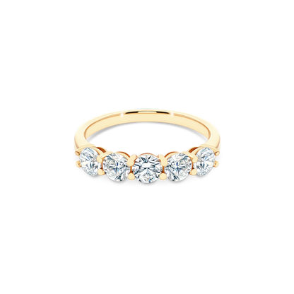 1.11ct Round Cut Diamond Wedding Ring — photo 1 of 3