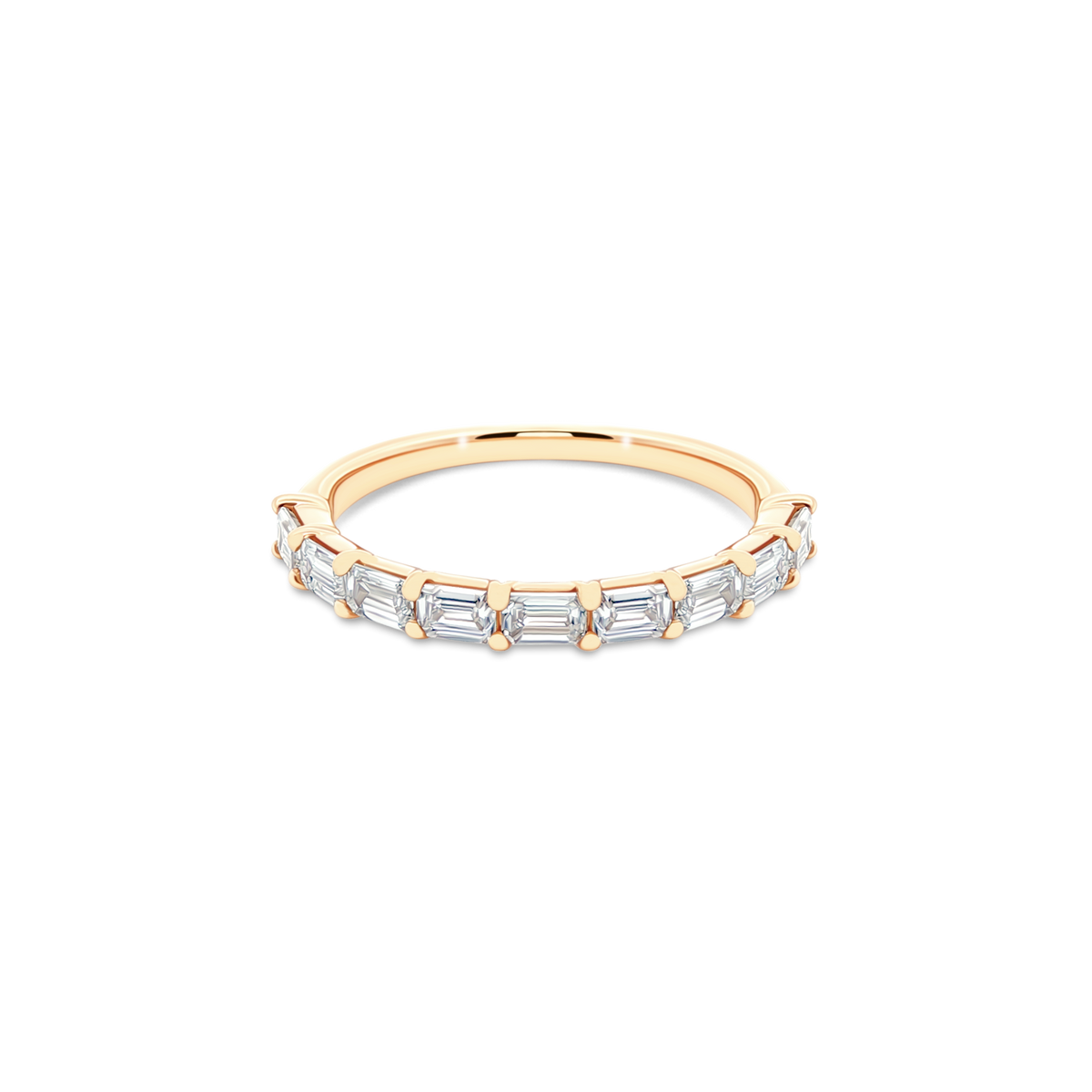 .84ct Emerald Cut Diamond Wedding Ring — photo 1 of 3