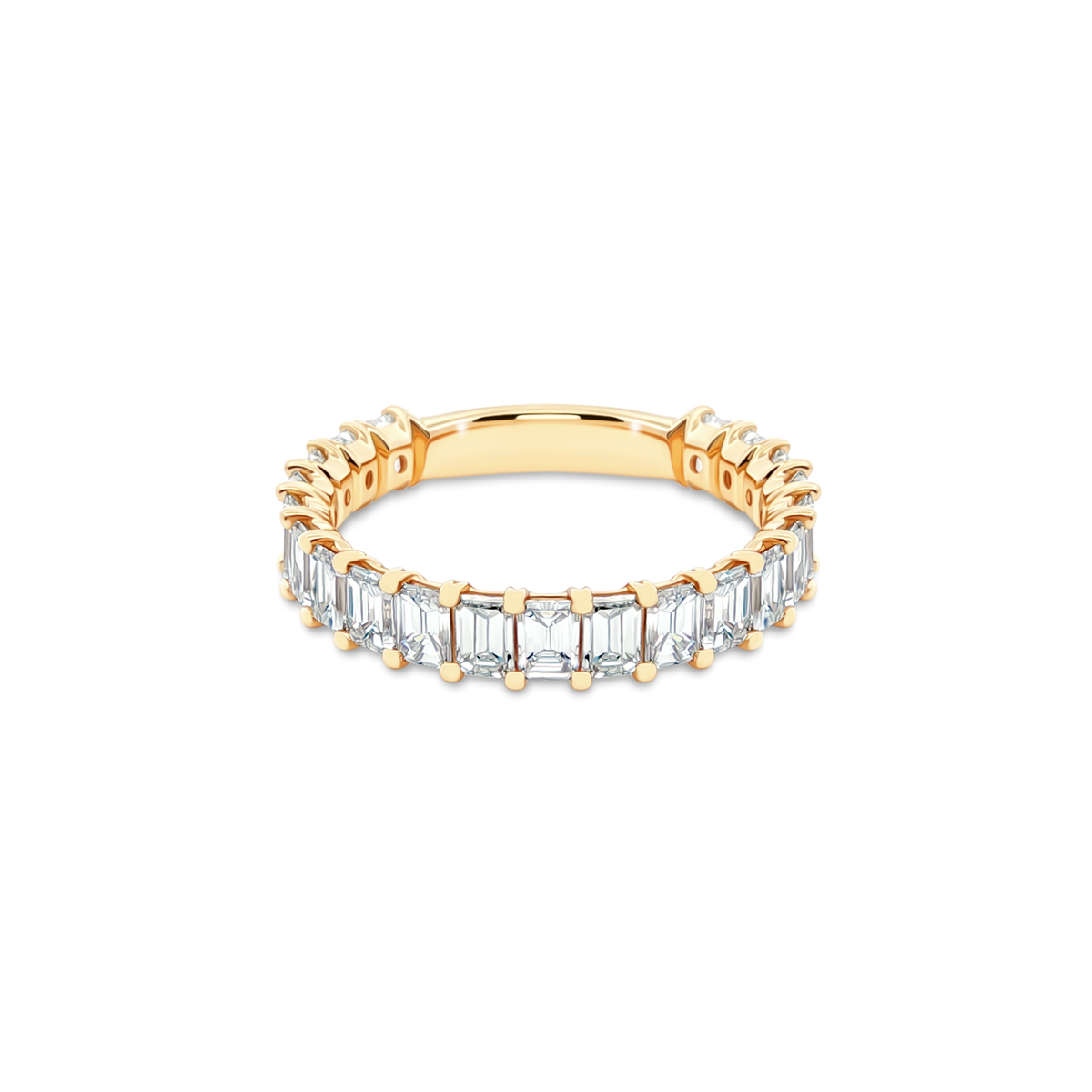 2.32ct Emerald Cut Diamond Wedding Ring — photo 1 of 3
