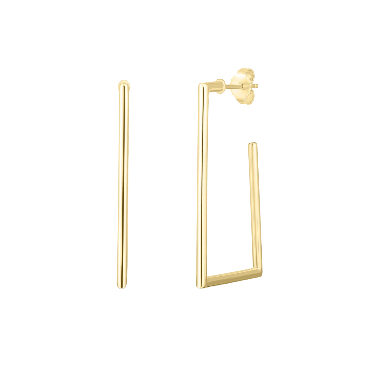 Roberto Coin 18K Yellow Gold Square Hoop Earrings — photo 1 of 1
