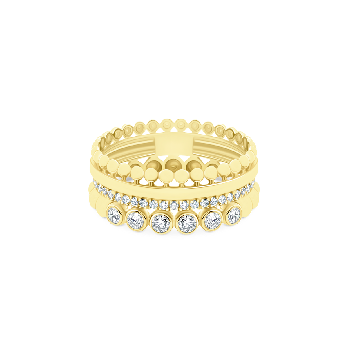 .34ct 14k Yellow Gold Diamond Ring - SKU 130-2054