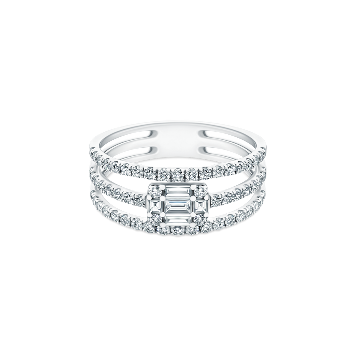 .81ct 14k White Gold Diamond Ring - SKU 130-2033