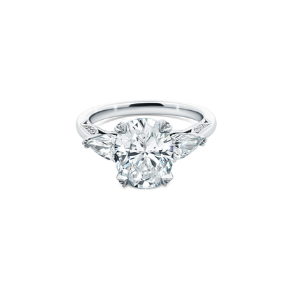 Tacori Three Stone Diamond Engagement Ring — photo 1 of 3