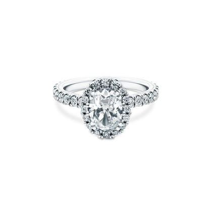 Verragio Oval Halo Diamond Engagement Ring — photo 1 of 3
