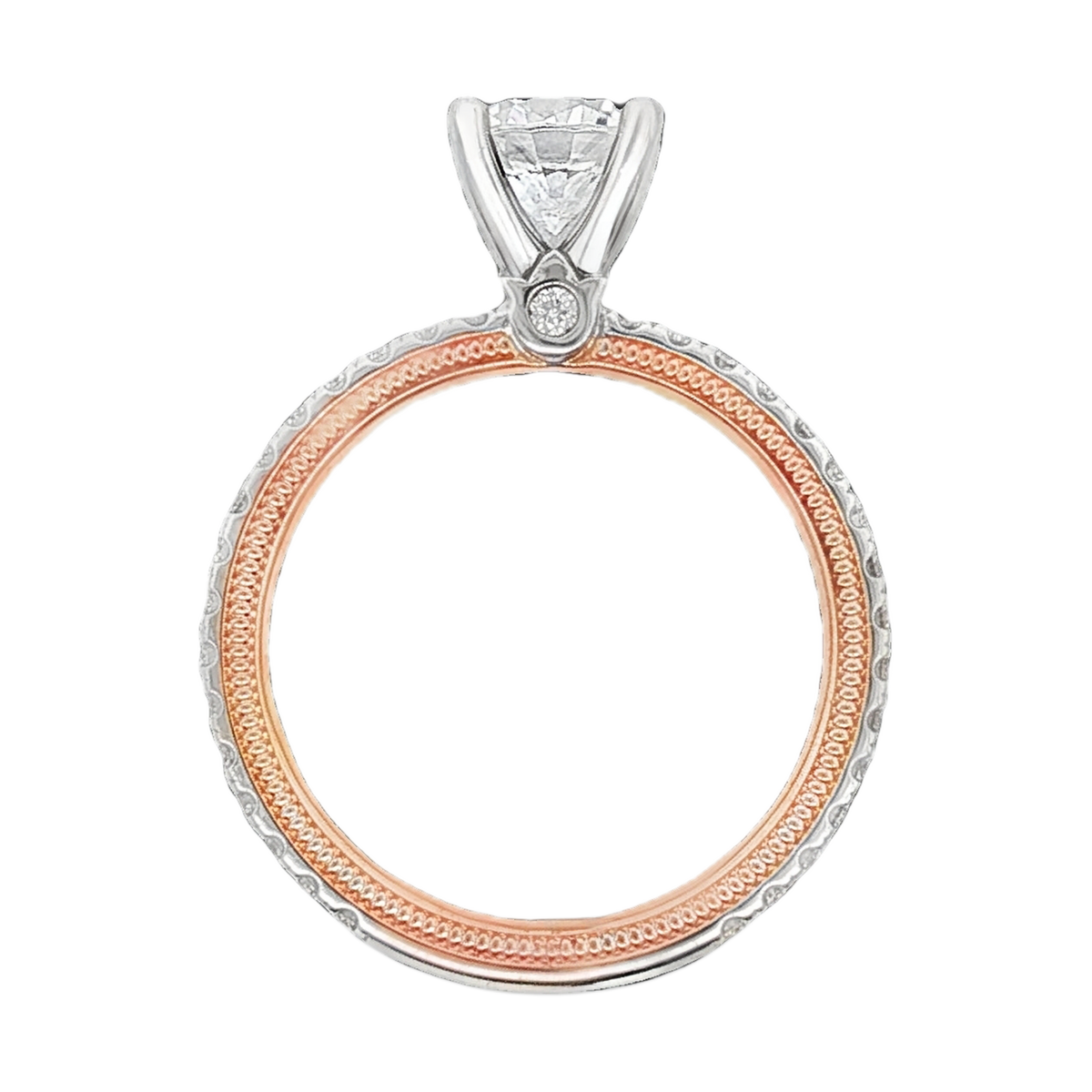 Verragio Round Diamond Pave Engagement Ring — photo 3 of 3