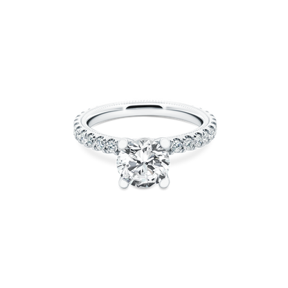 Verragio Round Diamond Pave Engagement Ring — photo 1 of 3