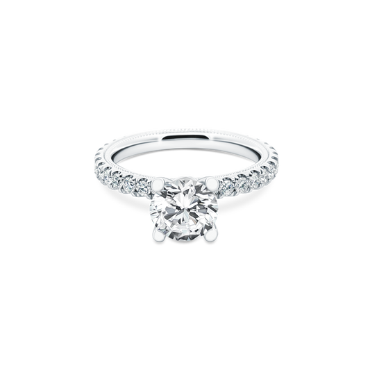 Verragio Round Diamond Pave Engagement Ring — photo 1 of 3