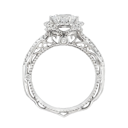 Verragio Round Halo Diamond Engagement Ring — photo 3 of 3