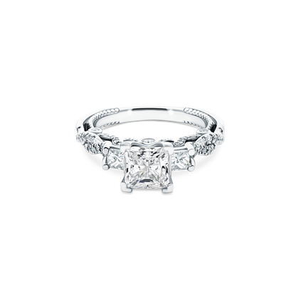 Verragio Three Stone Diamond Engagement Ring — photo 1 of 3