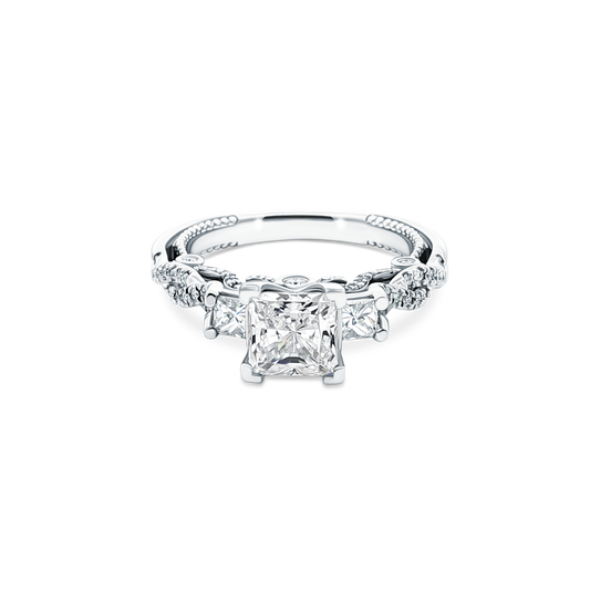 Verragio Three Stone Diamond Engagement Ring — photo 1 of 3