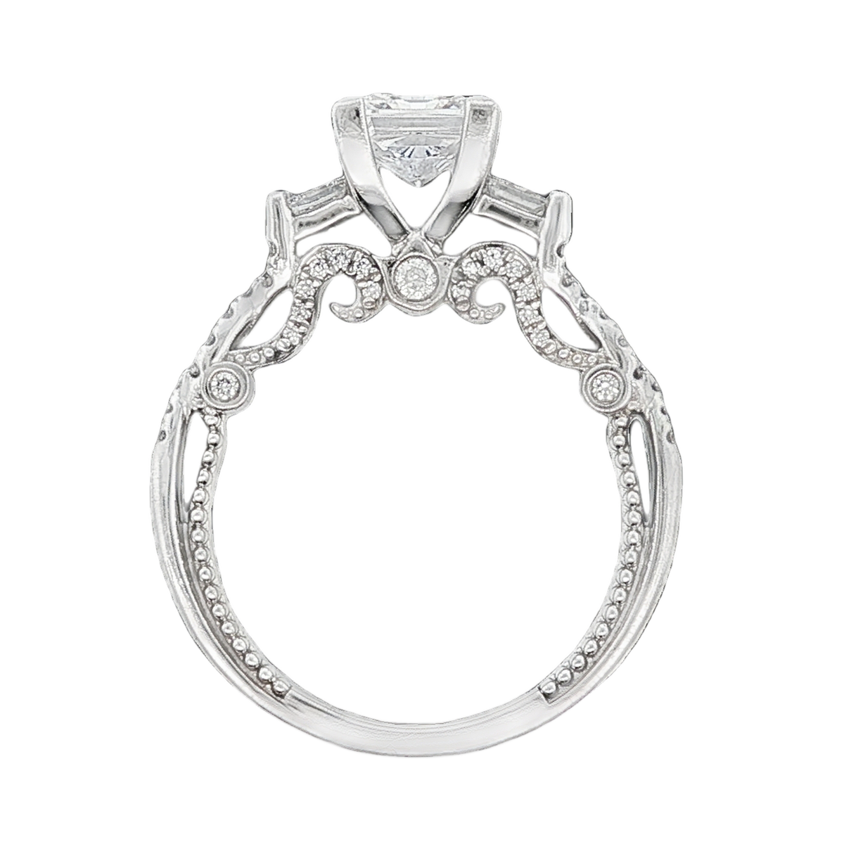 Verragio Three Stone Diamond Engagement Ring — photo 3 of 3