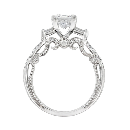 Verragio Three Stone Diamond Engagement Ring — photo 3 of 3