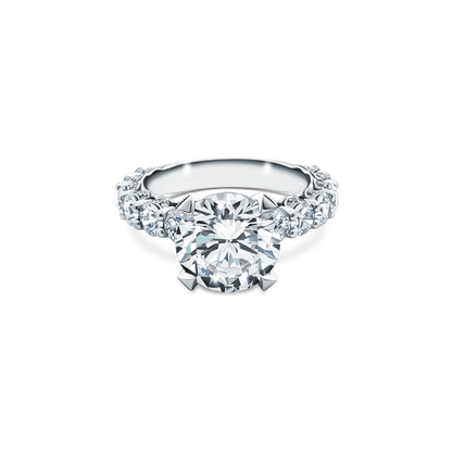 Tacori Round Diamond Shared Prong Engagement Ring — photo 1 of 3