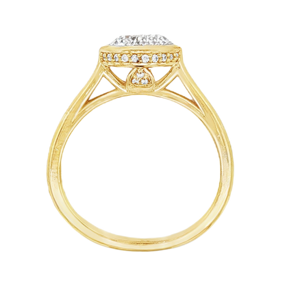 Signature Round Solitaire Diamond Engagement Ring — photo 3 of 3