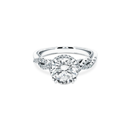 Verragio Round Halo Diamond Engagement Ring — photo 1 of 3