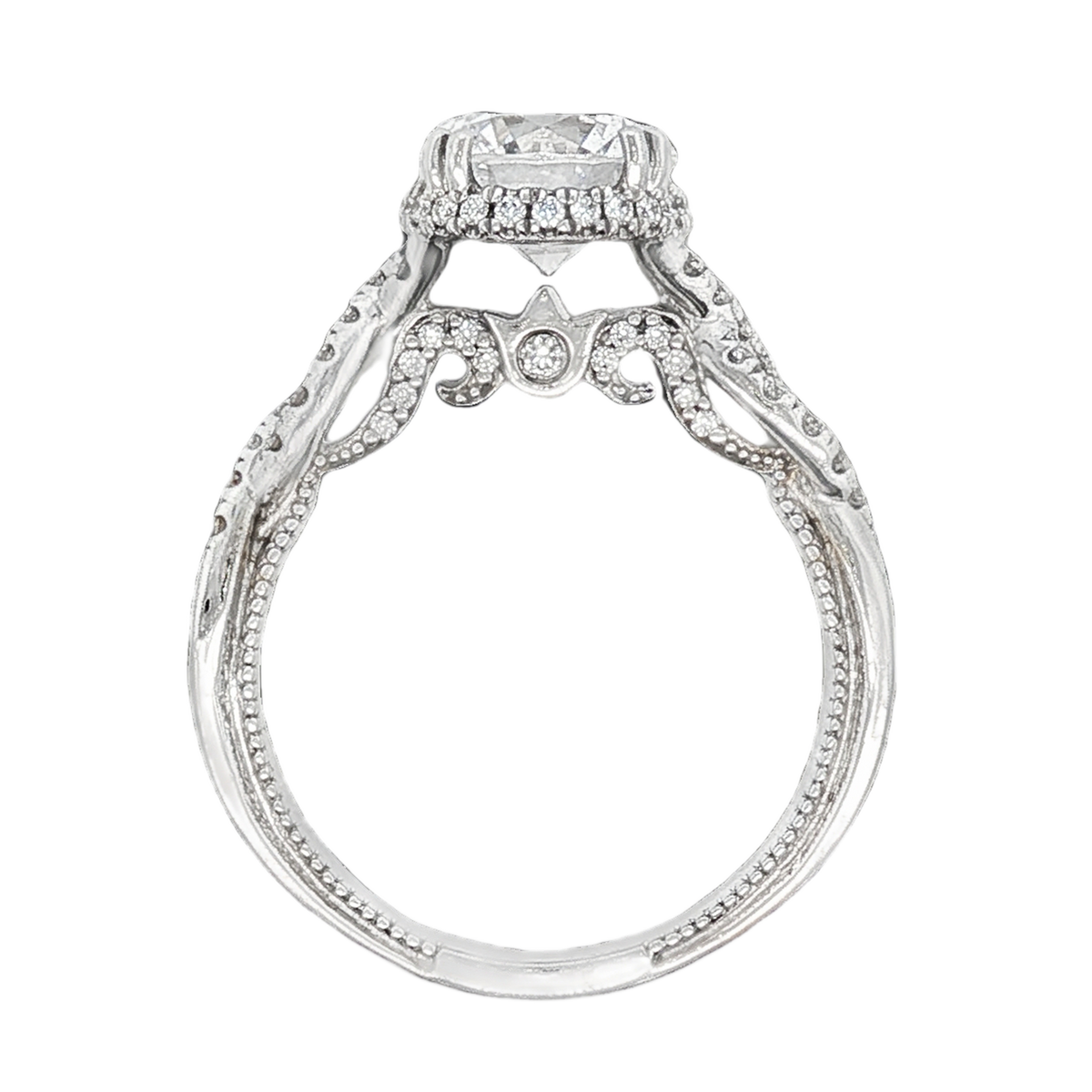 Verragio Round Halo Diamond Engagement Ring — photo 3 of 3