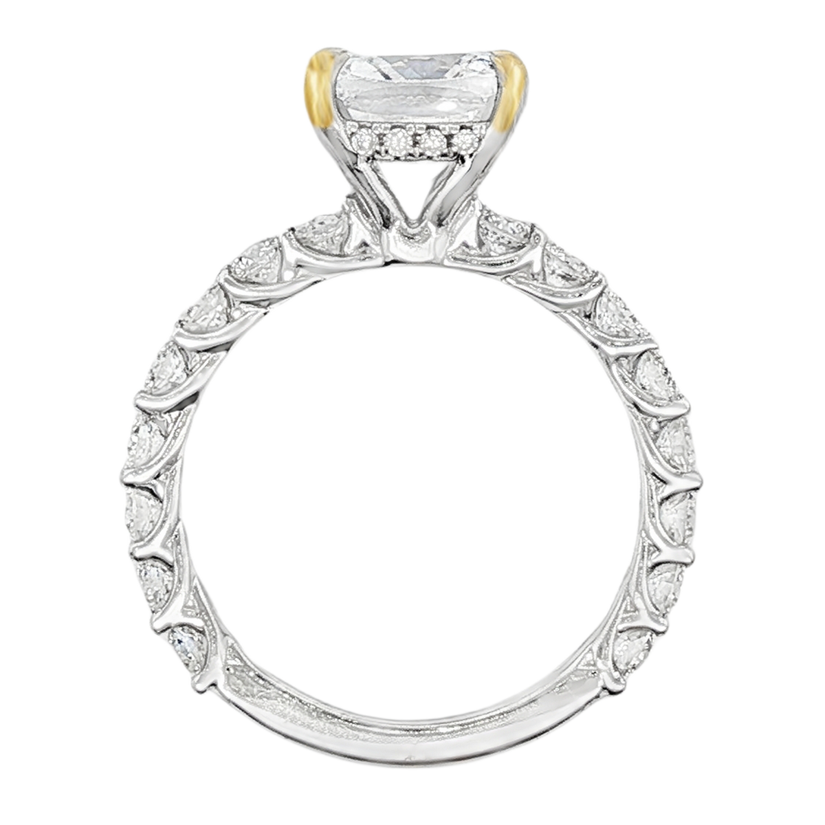 Signature Cushion Diamond Engagement Ring — photo 3 of 3
