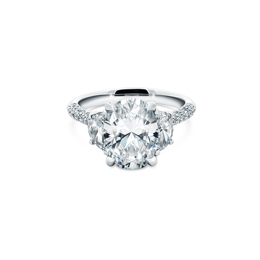 Tacori Three Stone Diamond Engagement Ring — photo 1 of 3