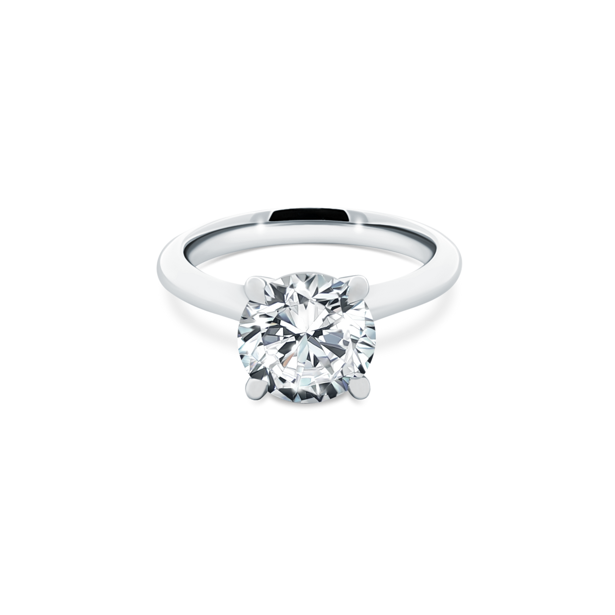 Tacori Round Diamond Solitaire Engagement Ring — photo 1 of 3