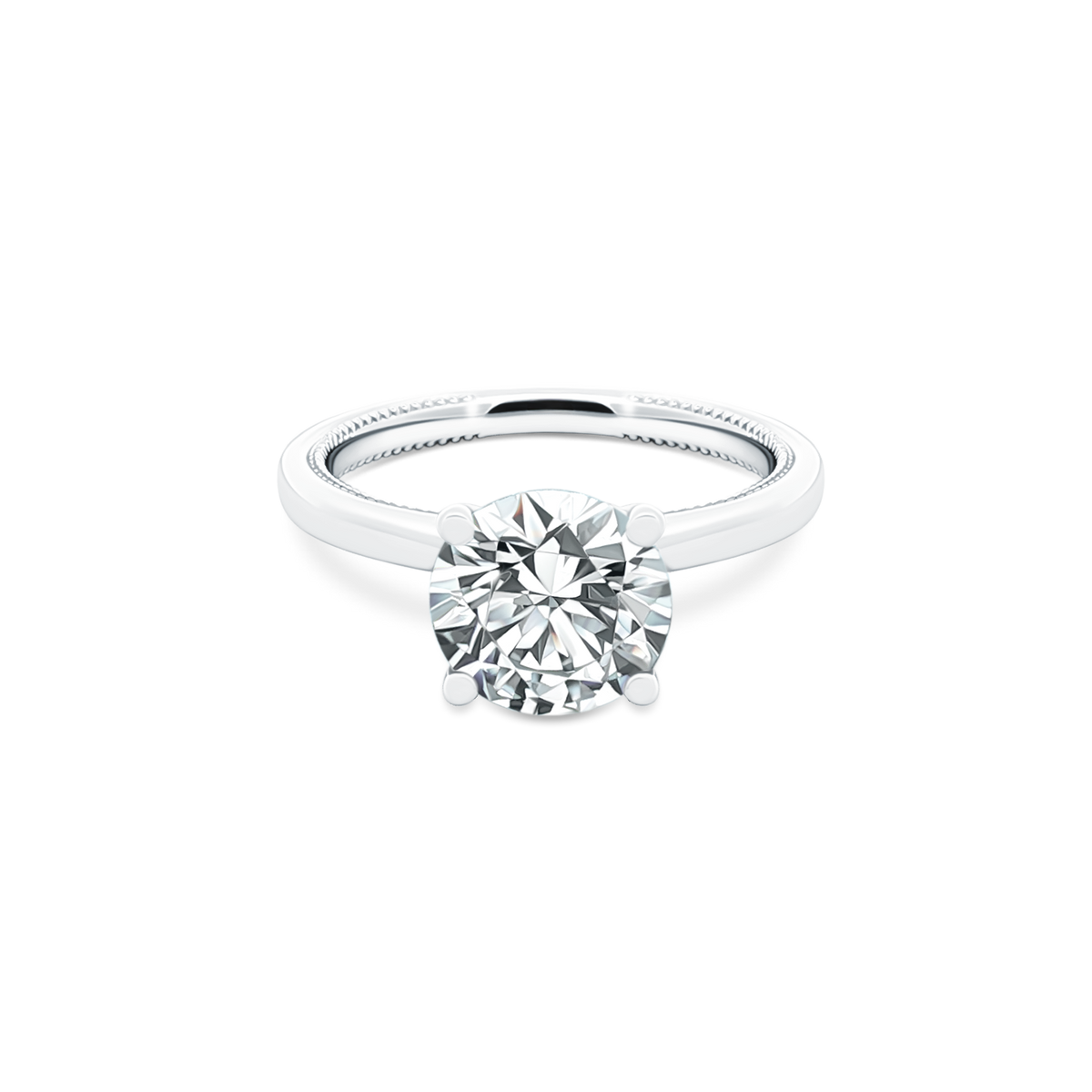 Verragio Round Solitaire Diamond Engagement Ring — photo 1 of 3