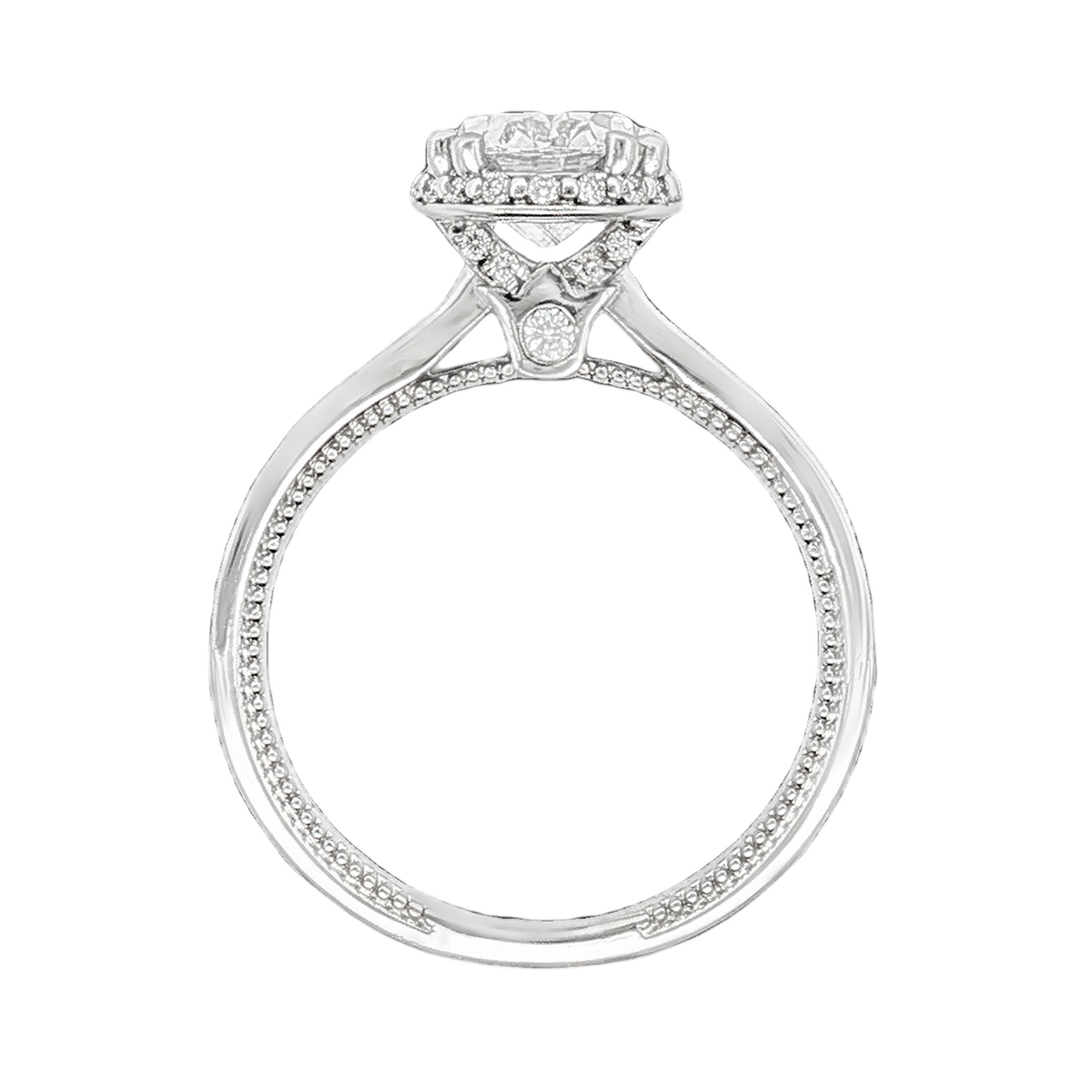 Verragio Oval Halo Diamond Engagement Ring — photo 3 of 3