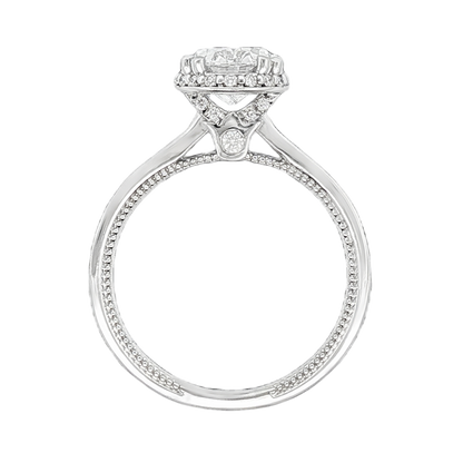 Verragio Oval Halo Diamond Engagement Ring — photo 3 of 3