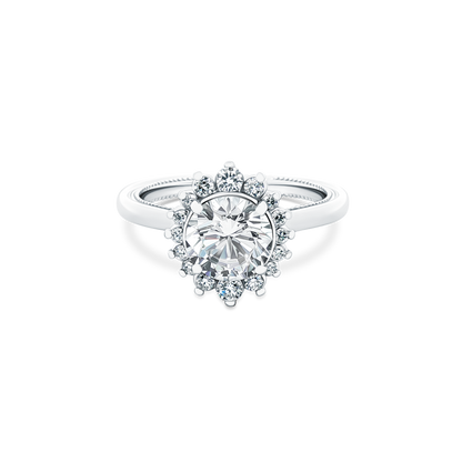 Verragio Round Halo Diamond Engagement Ring — photo 1 of 3