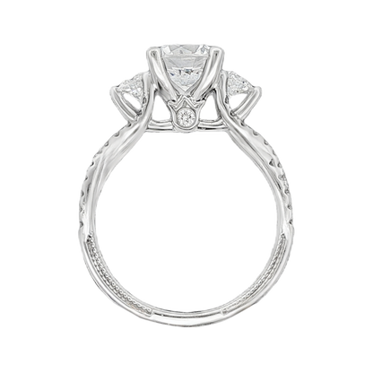 Verragio Three Stone Diamond Engagement Ring — photo 3 of 3